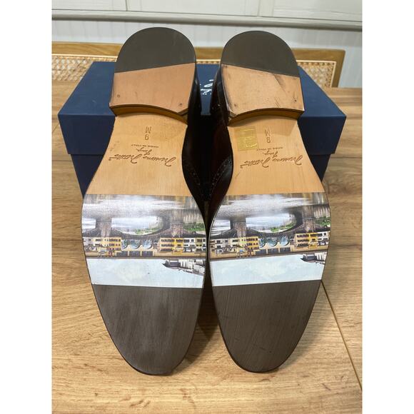 Massimo Matteo Firenze Men's Corazzano Wing Tip Dress Shoes  Size 9 NIB - Picture 11 of 14